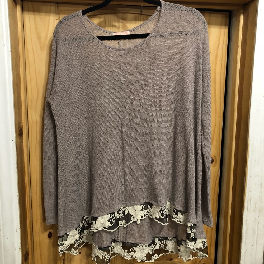 Oversized knit & lace BUY 3 GET 1 FREE